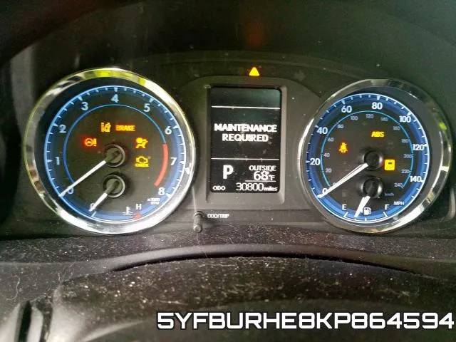5YFBURHE8KP864594 фото 9
