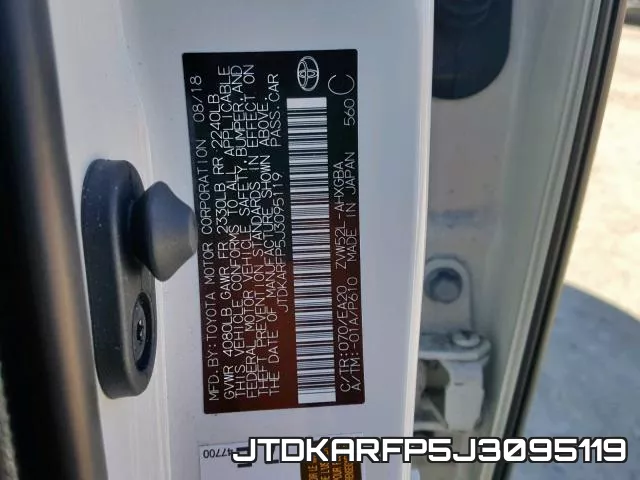 JTDKARFP5J3095119 фото 2