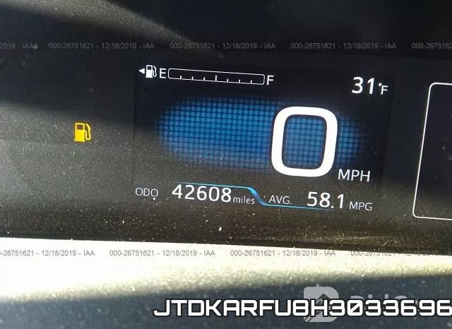 JTDKARFU8H3033696 фото 8