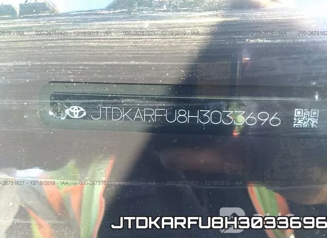 JTDKARFU8H3033696 фото 10