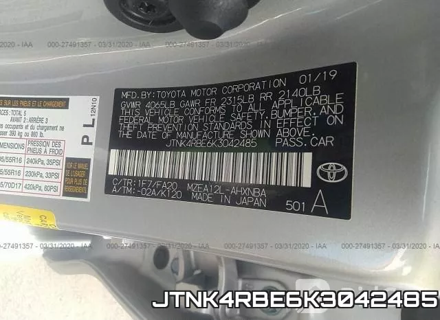 JTNK4RBE6K3042485 фото 10