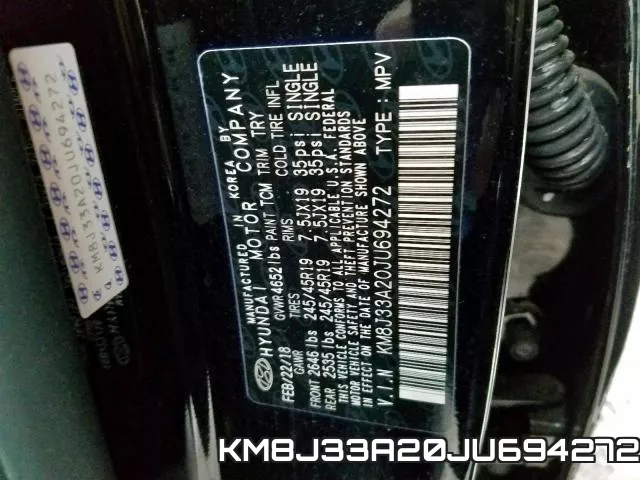KM8J33A20JU694272 фото 2