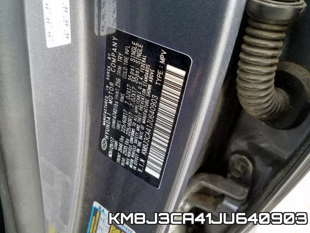 KM8J3CA41JU640903 фото 2
