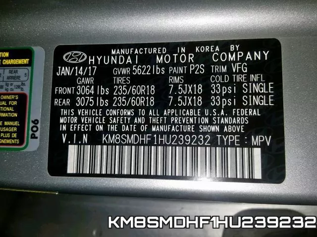 KM8SMDHF1HU239232 фото 2