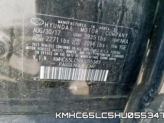 KMHC65LC5HU055347 фото 2