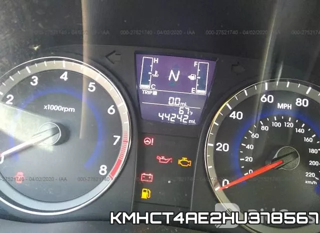 KMHCT4AE2HU378567 фото 8