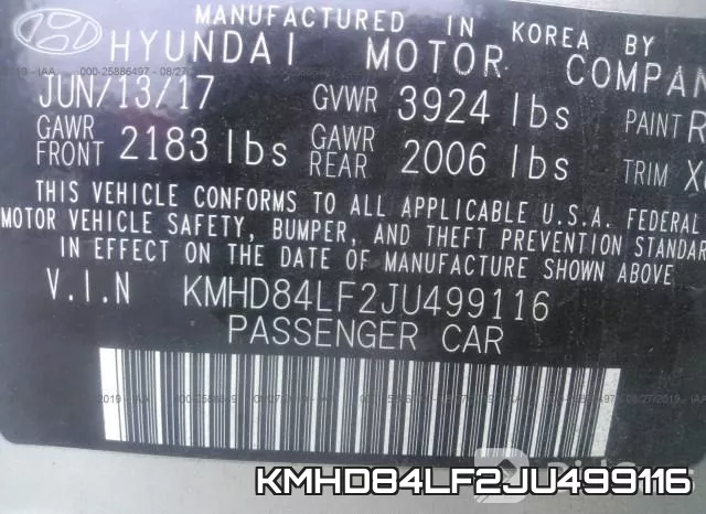 KMHD84LF2JU499116 фото 10