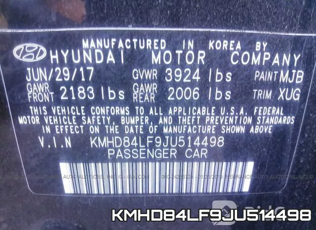 KMHD84LF9JU514498 фото 10