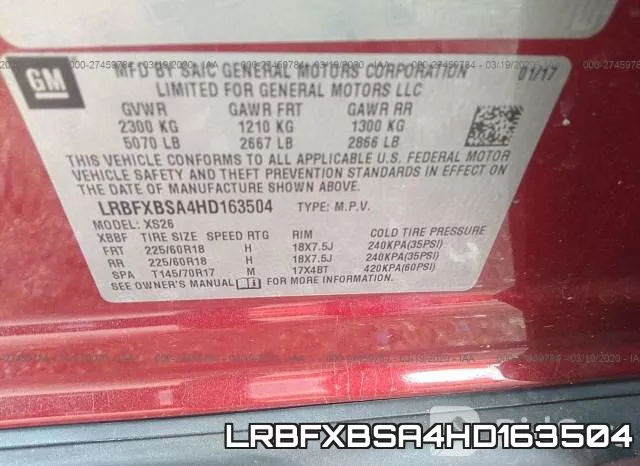 LRBFXBSA4HD163504 фото 10