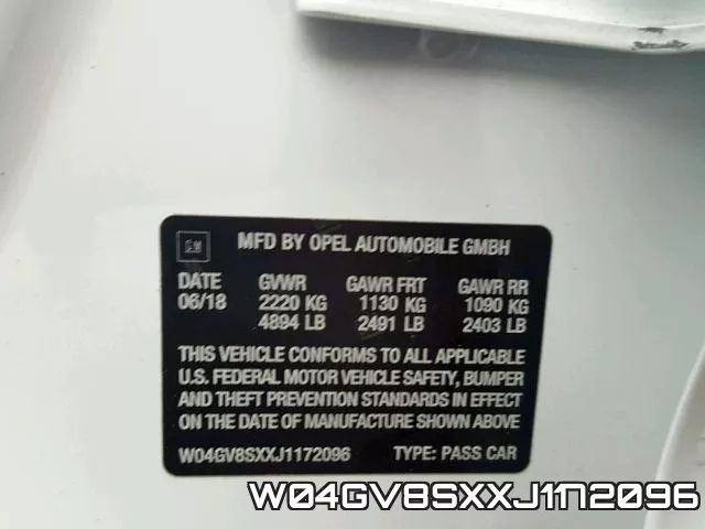 W04GV8SXXJ1172096 фото 2
