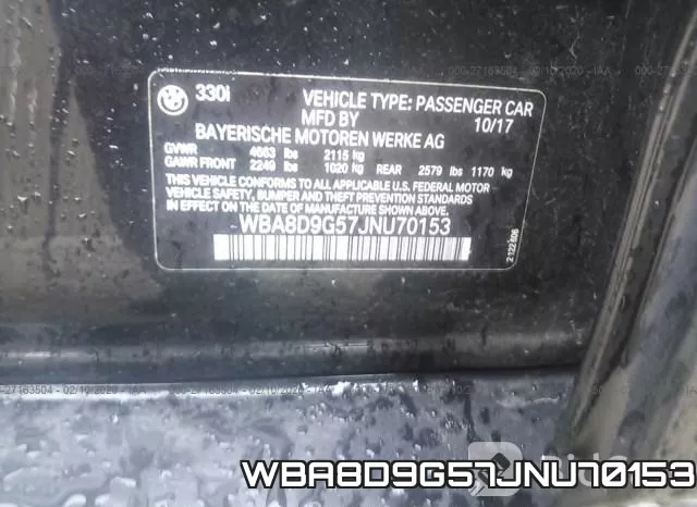 WBA8D9G57JNU70153 фото 10