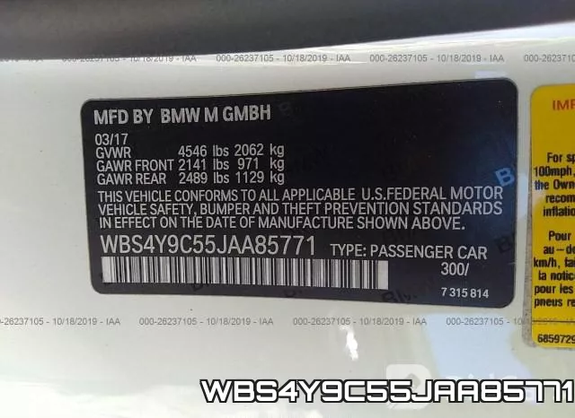 WBS4Y9C55JAA85771 фото 10