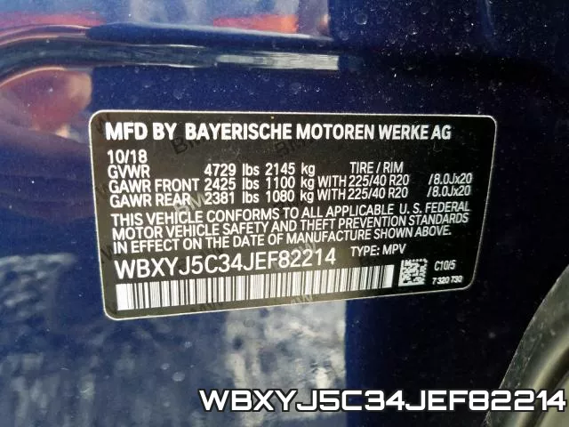 WBXYJ5C34JEF82214 фото 2