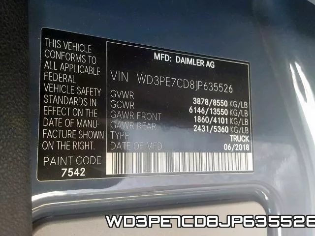 WD3PE7CD8JP635526 фото 2