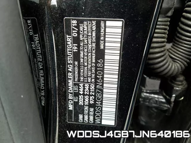 WDDSJ4GB7JN640186 фото 2