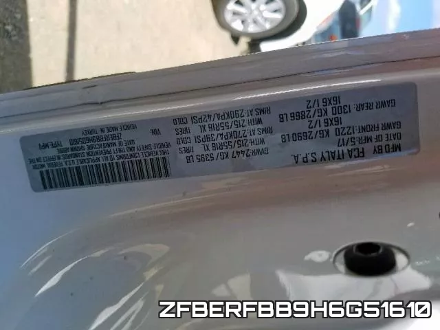 ZFBERFBB9H6G51610 фото 2