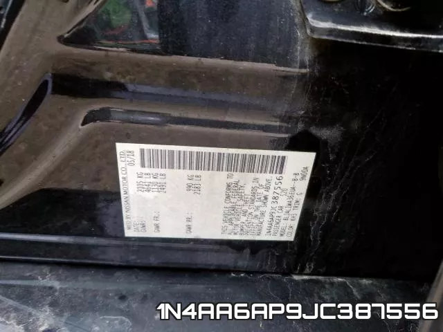 1N4AA6AP9JC387556 фото 2