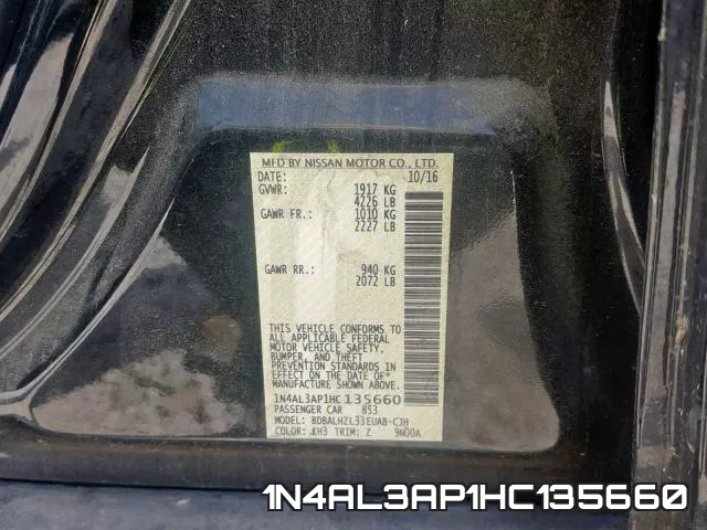 1N4AL3AP1HC135660 фото 2