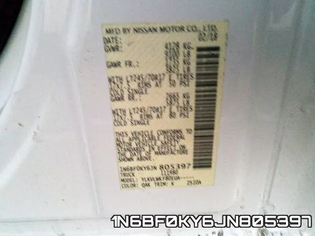 1N6BF0KY6JN805397 фото 2