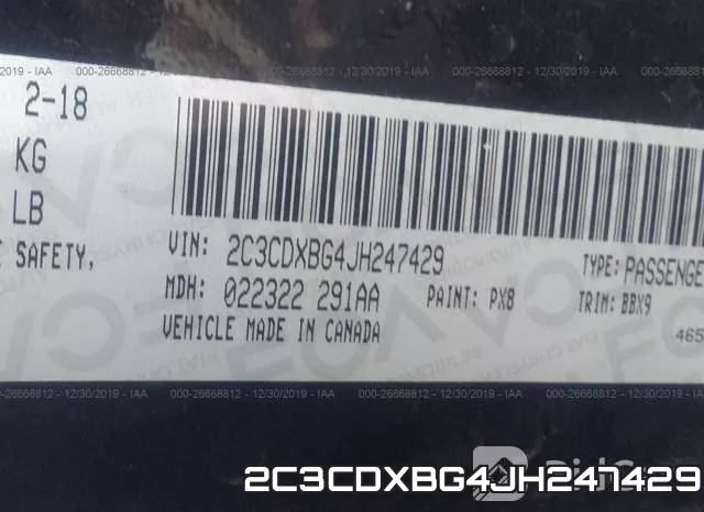 2C3CDXBG4JH247429 фото 10
