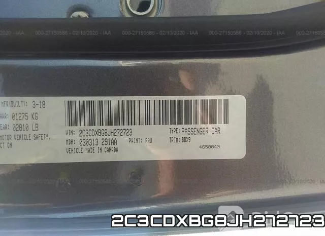 2C3CDXBG8JH272723 фото 10