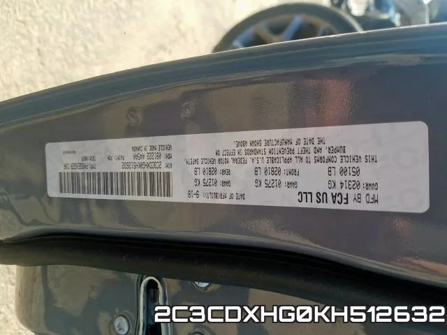 2C3CDXHG0KH512632 фото 2