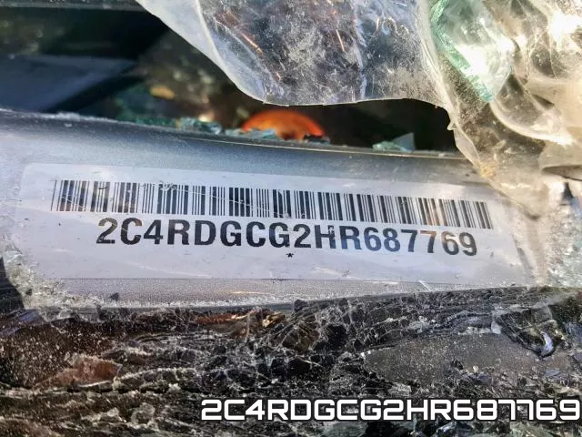 2C4RDGCG2HR687769 фото 2