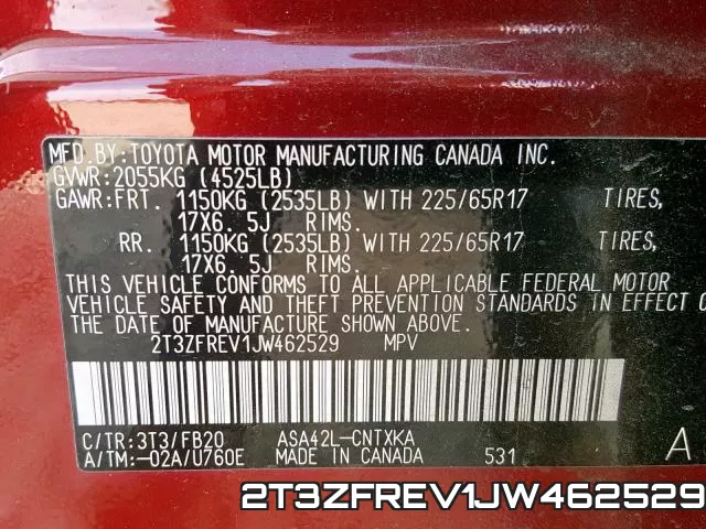 2T3ZFREV1JW462529 фото 2