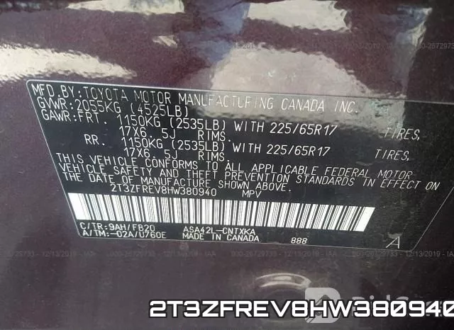 2T3ZFREV8HW380940 фото 10