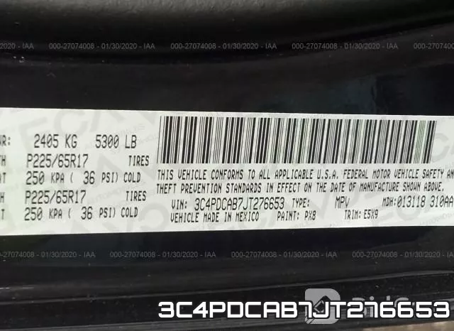 3C4PDCAB7JT276653 фото 10