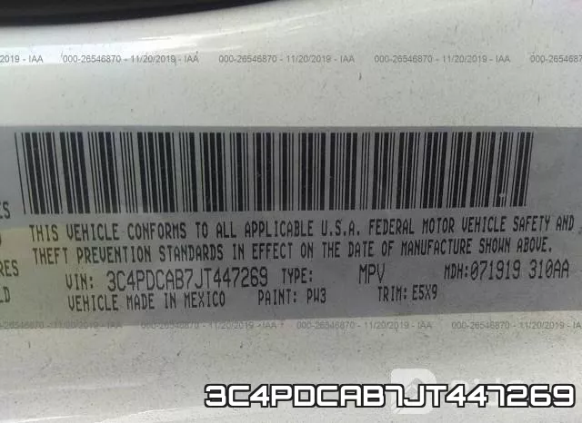 3C4PDCAB7JT447269 фото 10