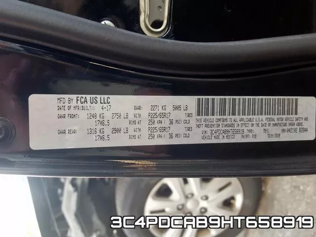 3C4PDCAB9HT658919 фото 2
