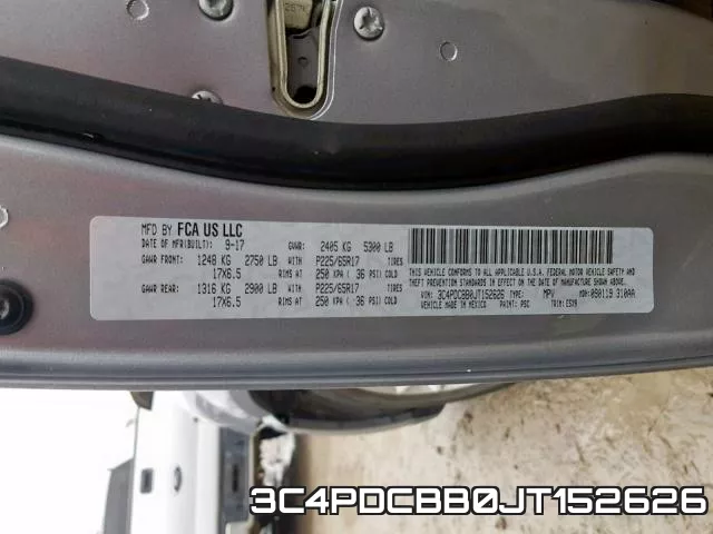 3C4PDCBB0JT152626 фото 2