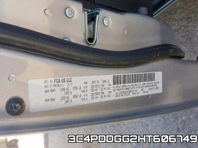 3C4PDDGG2HT606749 фото 2