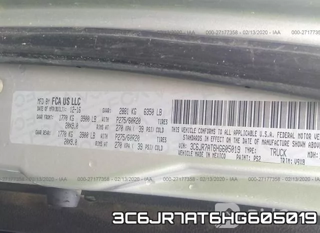 3C6JR7AT6HG605019 фото 10