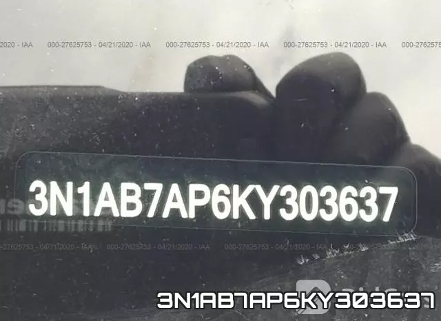 3N1AB7AP6KY303637 фото 10