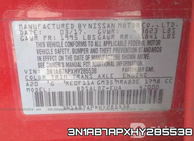 3N1AB7APXHY285538 фото 10
