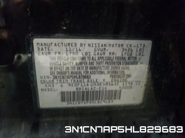 3N1CN7AP5HL829683 фото 2