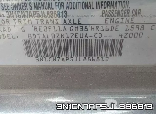 3N1CN7AP5JL886813 фото 10