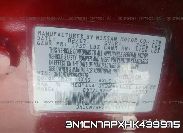 3N1CN7APXHK439975 фото 10