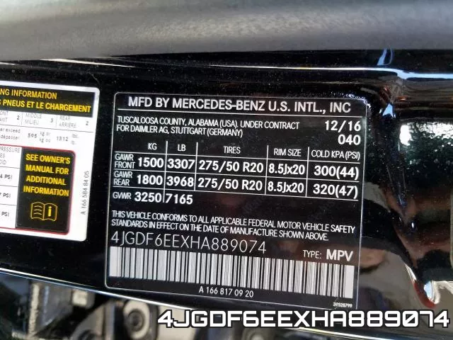 4JGDF6EEXHA889074 фото 2
