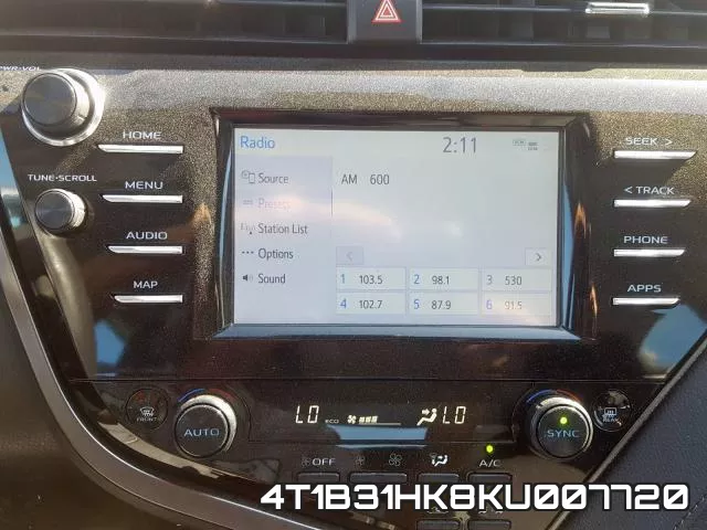 4T1B31HK8KU007720 фото 10