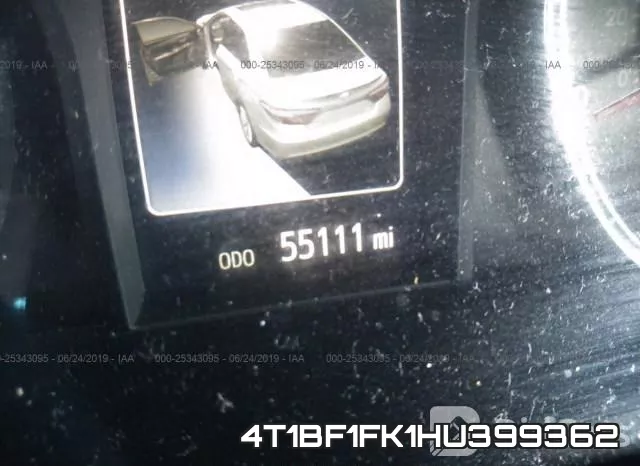 4T1BF1FK1HU399362 фото 8