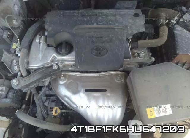 4T1BF1FK6HU647203 фото 2