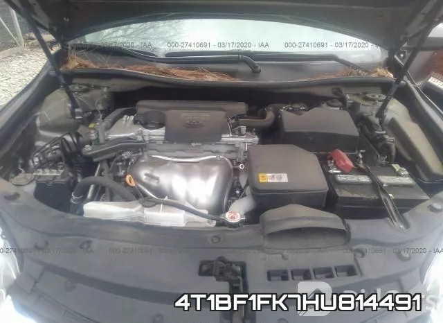 4T1BF1FK7HU814491 фото 2