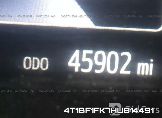 4T1BF1FK7HU814491 фото 8