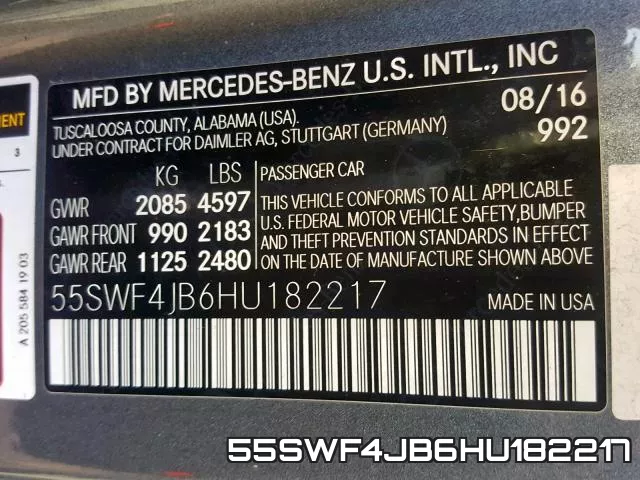 55SWF4JB6HU182217 фото 2