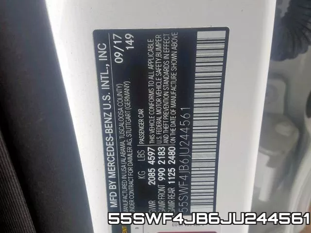 55SWF4JB6JU244561 фото 2