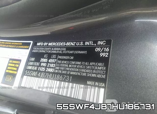 55SWF4JB7HU186731 фото 10