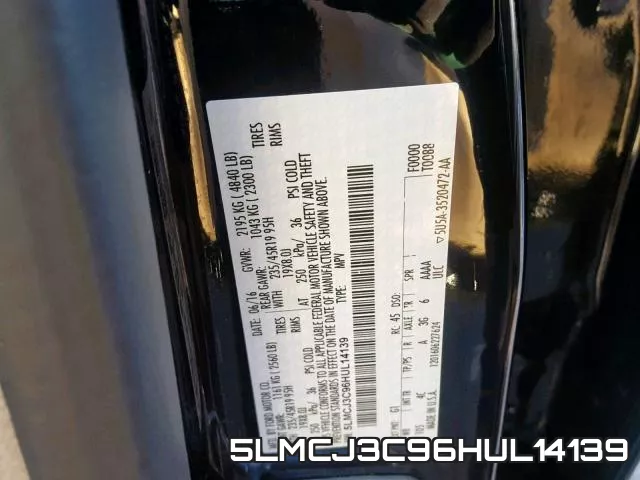 5LMCJ3C96HUL14139 фото 2
